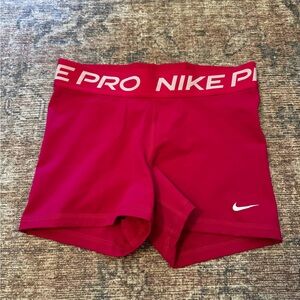 Hot Pink Nike Pro Shorts